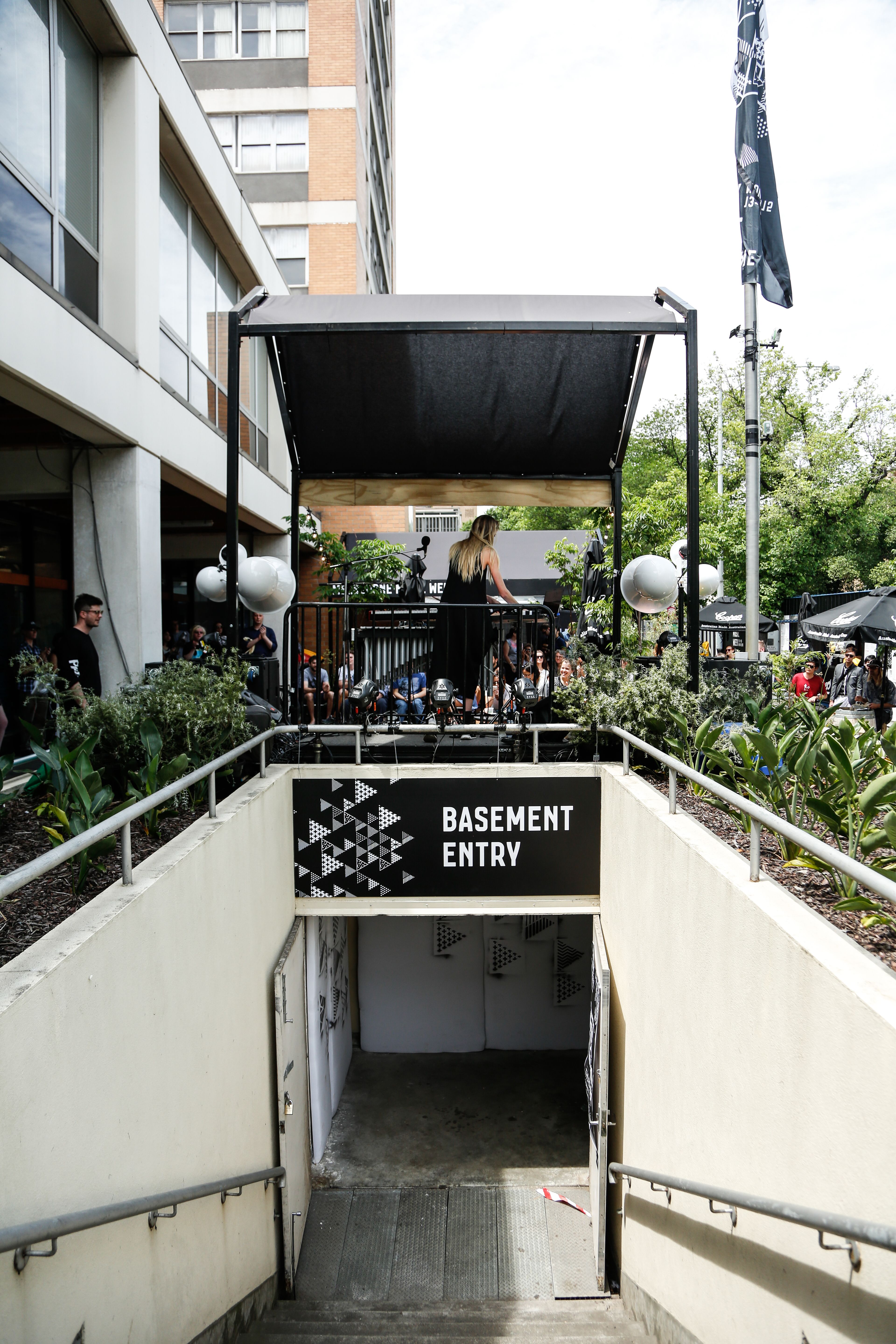 Melbourne Music Week Hub - event design and production, fabrication and installation - Melbourne, Australia