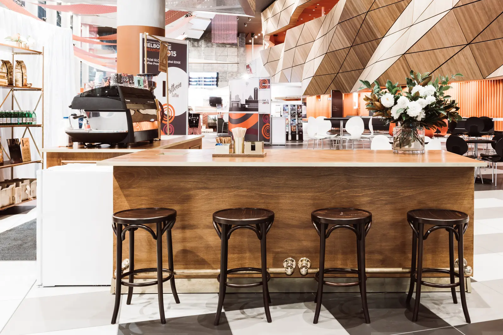 Vittoria Coffee Cart - retail activation, build - Melbourne, Australia
