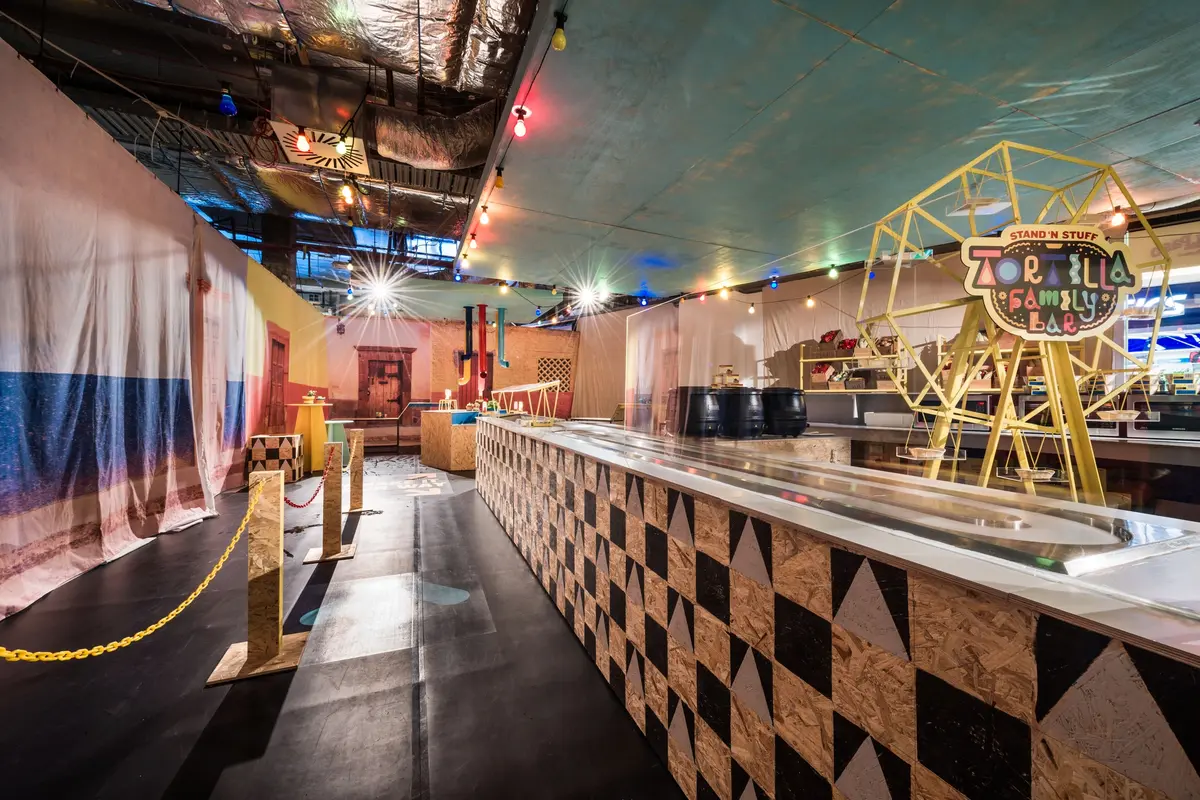 Old El Paso Pop Up Tortilla Bar - brand activation, hospitality interior design, fabrication and fitout - QV, Melbourne, Australia