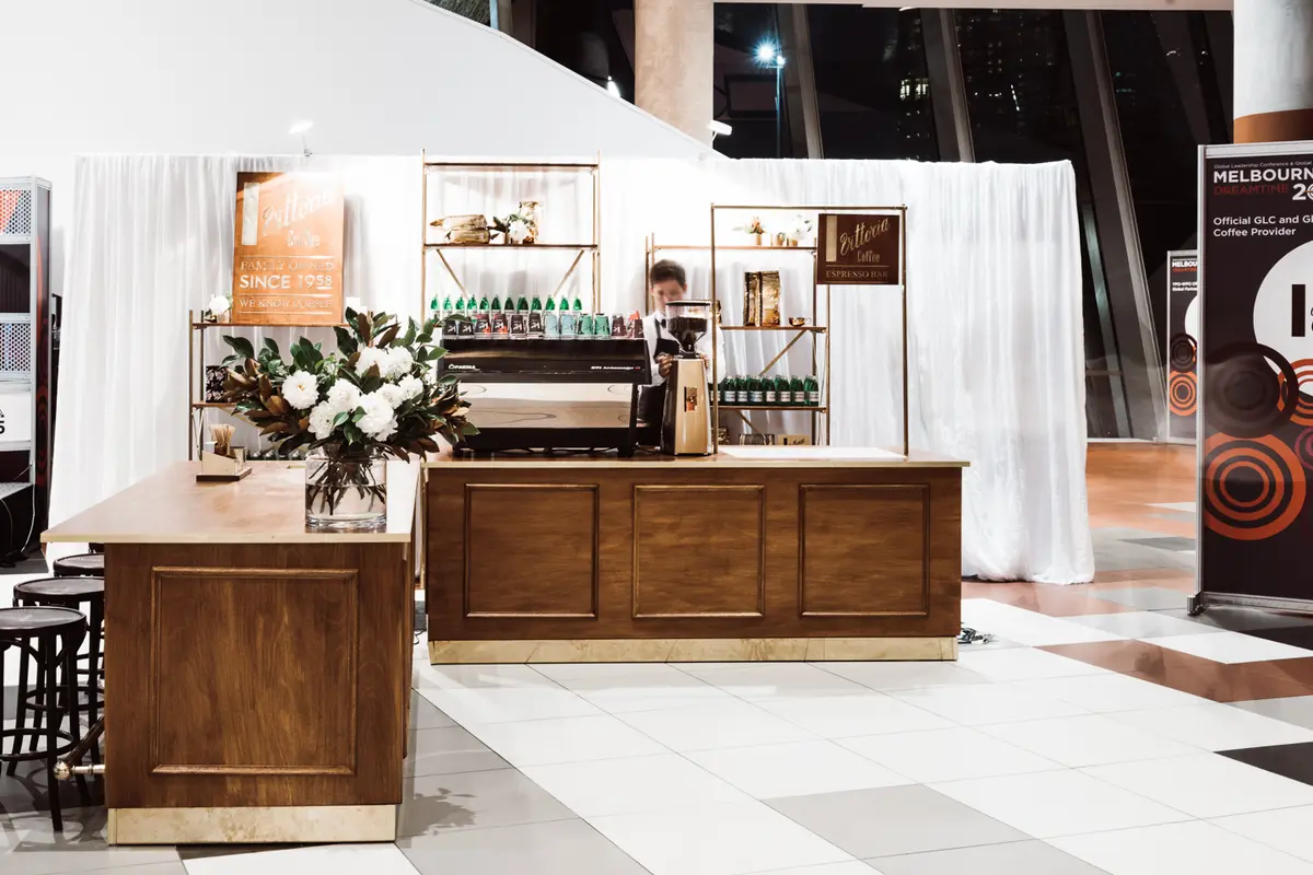 Vittoria Coffee Cart - retail activation, build - Melbourne, Australia