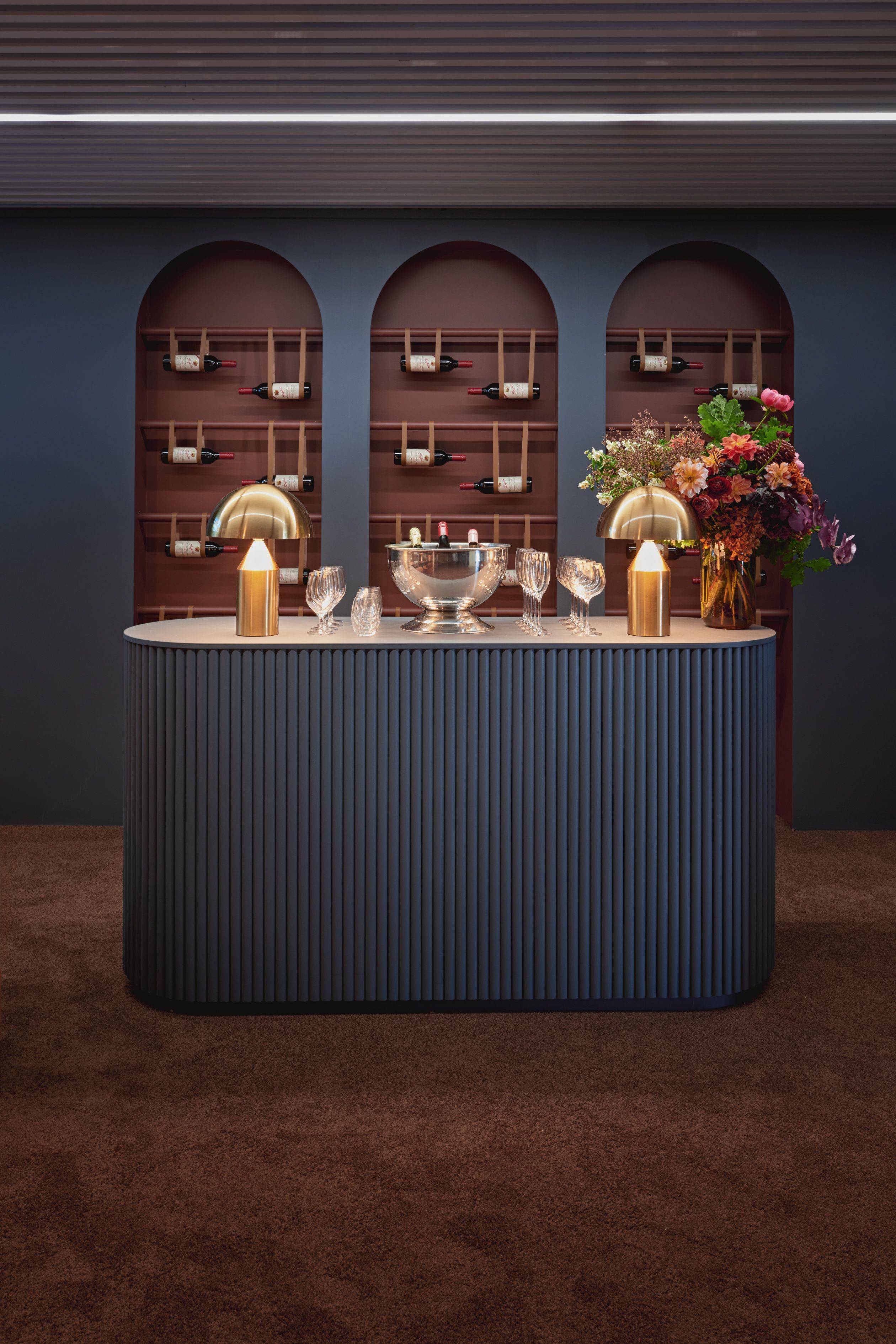 Channel 9 Birdcage - hospitality interior design, fabrication and installation, brand activation - Flemington, Melbourne